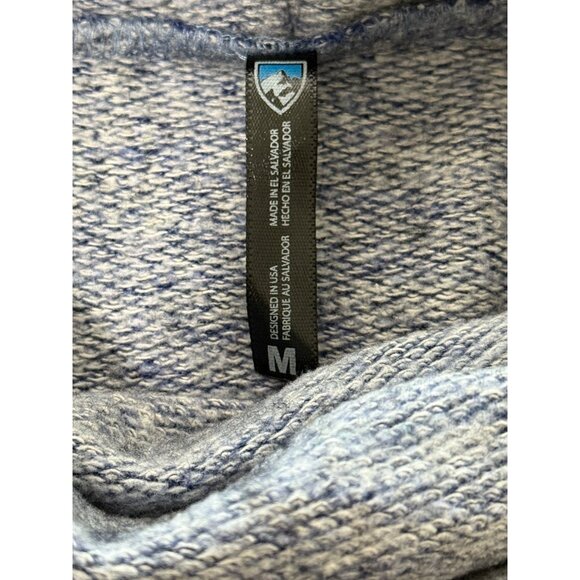 Kuhl Womens Pullover Nova Top Cowl Neck Wool Blend Gray Blue Long Sleeve Size M - Picture 4 of 8